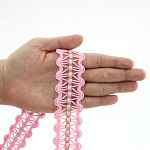 HOPE BALL LEAKED PASSEMENTERIE 3,4cm PINK/SILVER/GOLD 20m