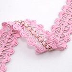 HOPE BALL LEAKED PASSEMENTERIE 3,4cm PINK/SILVER/GOLD 20m