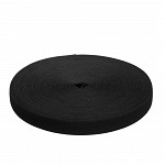 INSERTION ELASTIC REINFORCED CEDRO Nº 20 19mm BLACK (Box of 51 Rolls) / ELÁSTICO EMBUTIR FUERTE CEDRO Nº20 19mm NEGRO (Caja de 32 Rollos)