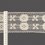 IPANEMA WIDED LACE 9,8cm RAW 30m / ENCAJE IPANEMA ANCHO 9,8cm CRUDO 30m