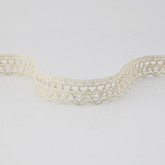 LACE BALL 2,5cm RAW 10m / ENCAJE OJITO 2,5cm CRUDO 10m