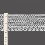 LACE BALL 7,5cm WHITE 30m / ENCAJE OJITO 7,5cm BLANCO 30m