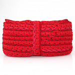 LACE CROCHET FLOWER 2,7cm RED/CHERRY RED 30m / ENCAJE CROCHET FLOR 2,7cm ROJO/CEREZA 30m