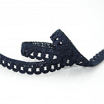 LACE PICOT 9mm NAVY BLUE 30m / PICOT DE ENCAJE 9mm AZUL MARINO 30m