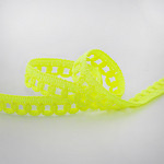 LACE PICOT 9mm NEON YELLOW 30m / PICOT DE ENCAJE 9mm AMARILLO NEÓN 30m