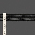 LADDER ELASTIC 3,8cm BLACK 25m / ELÁSTICO PALILLO 3,8cm NEGRO 25m