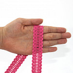 LADDER LACE 2,5cm PINK 30m / ENCAJE PALILLO 2,5cm ROSA 30m