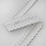 LADDER LACE 2,5cm RAW 30m / ENCAJE PALILLO 2,5cm CRUDO 30m