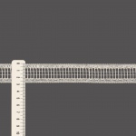 LADDER LACE CHECKED 3cm RAW 50m / ENCAJE VAINILLA CUADRICULADO 3cm CRUDO 50m