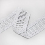 LADDER LACE CHECKED 3cm WHITE 50m / ENCAJE VAINILLA CUADRICULADO 3cm BLANCO 50m