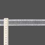 LADDER LACE CHECKED 3cm WHITE 50m / ENCAJE VAINILLA CUADRICULADO 3cm BLANCO 50m