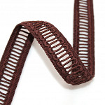LADDER LACE ELASTIC 1,8cm BROWN 50m