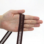 LADDER LACE ELASTIC 1,8cm BROWN 50m