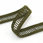 LADDER LACE ELASTIC 1,8cm MOSS GREEN 50m