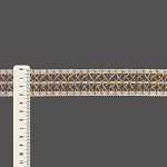 LADDER LACE W 3,2cm RAW/JUTE 10m / ENCAJE VAINILLA W 3,4cm CRUDO/YUTE 10m