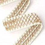 LADDER LACE W 3,2cm RAW/JUTE 30m