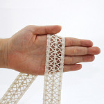 LADDER LACE W 3cm RAW 30m / ENCAJE VAINILLA W 3cm CRUDO 30m