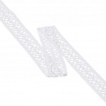 LADDER LACE W 3cm WHITE 30m / ENCAJE VAINILLA W 3cm BLANCO 30m
