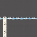 LISBELA PASSEMENTERIE 1,2cm BABY BLUE/RAW 50m