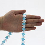 LISBELA PASSEMENTERIE 1,2cm BABY BLUE/RAW 50m