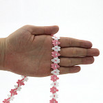 LISBELA PASSEMENTERIE 1,2cm BABY PINK/RAW 50m