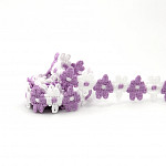 LISBELA PASSEMENTERIE 1,2cm LILAC/RAW 50m