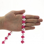 LISBELA PASSEMENTERIE 1,2cm PINK/RAW 50m