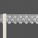 MACEIO LACE 5,5cm WHITE 30m / ENCAJE DE MACEIÓ 5,5cm BLANCO 30m