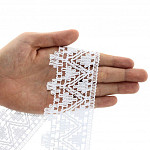 MACEIO LACE 5,5cm WHITE 30m / ENCAJE DE MACEIÓ 5,5cm BLANCO 30m