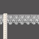 MACEIO LACE 5,5cm WHITE 30m / ENCAJE DE MACEIÓ 5,5cm BLANCO 30m