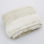 MACRAMÉ FLOWER FRINGE 14,7cm CHAMPAGNE 10m