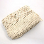 MACRAMÉ FLOWER FRINGE 14,7cm RAW 10m