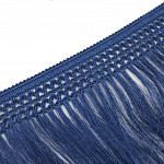 MACRAMÊ FRINGE 17,8cm DARK BLUE 10m / FLECO MACRAMÉ 17,6cm AZUL OSCURO 10m