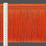 MACRAMÊ FRINGE 17,8cm ORANGE 10m / FLECO MACRAMÉ 17,6cm NARANJA 10m