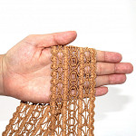 MACRAME LACE 6,2cm BEIGE 30m / ENTREDOSE MACRAME 6,2cm BEGE 30m