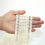 MACRAMÉ LADDER LACE 6,6cm RAW 30m