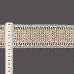 MACRAMÉ LADDER LACE 6,6cm RAW 30m