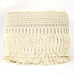 MACRAMÉ TASSEL FRINGE 16,6cm RAW 10m