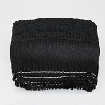 MACRAME TASSEL FRINGE 19,3cm BLACK 10m