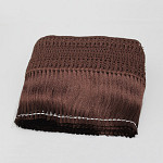 MACRAME TASSEL FRINGE 19,3cm BROWN 10m