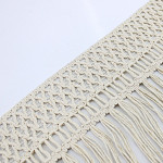 MACRAME X FRINGE RUBIA 18,1cm RAW 10m / FLECO MACRAMÉ X RUBIA 18,1cm CRUDO 10m