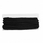 MEDIUM CORD 7mm BLACK 10m / CORDÓN MEDIO 7mm NEGRO 10m