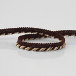 MEDIUM CORD PIPING LACE 1,1cm BROWN/BEIGE/SAND 20m