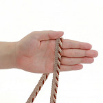 MEDIUM CORD PIPING LACE 1,1cm LIGHT SUEDE/RAW/BROWN 20m