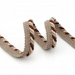 MEDIUM CORD PIPING LACE 1,1cm LIGHT SUEDE/RAW/BROWN 20m