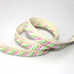 MEDIUM CORD PIPING LACE 1,3cm CHAMPAGNE/PINK/PASTEL GREEN 20m