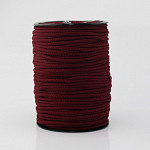 MEDIUM ELASTIC CORD 6mm CHAMPAGNE/MOSS GREEN/MEDIUM BROWN 50m