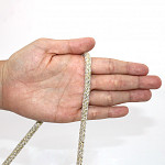 MEDIUM ELASTIC CORD 7mm RAW/GOLD/SILVER 50m