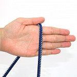 MEDIUM ELASTIC CORD 8mm BLUE/CHAMPAGNE 50m