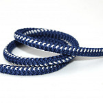 MEDIUM ELASTIC CORD 8mm BLUE/CHAMPAGNE 50m